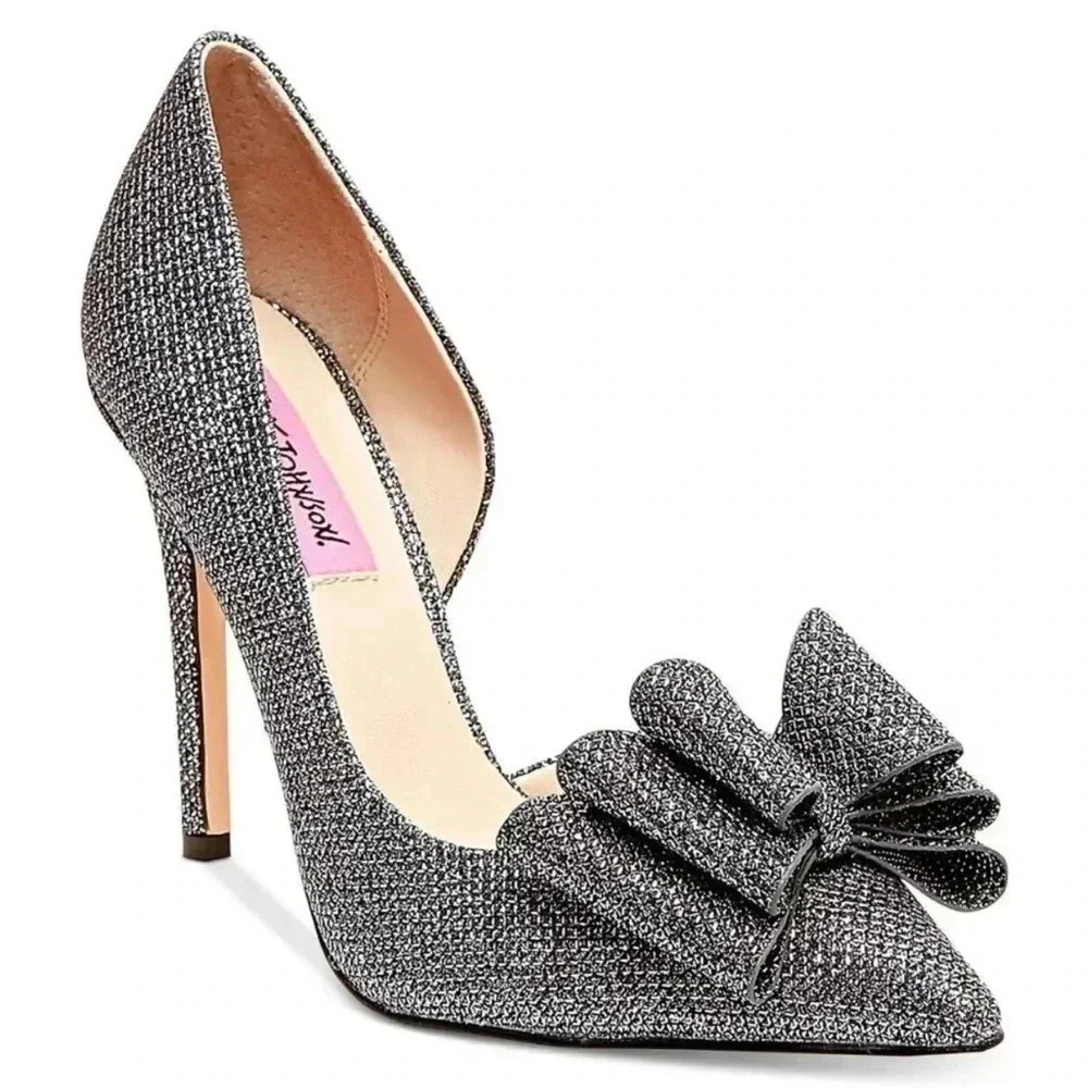 New Betsey Johnson Women's Prince D'Orsay Evening Pumps size 8